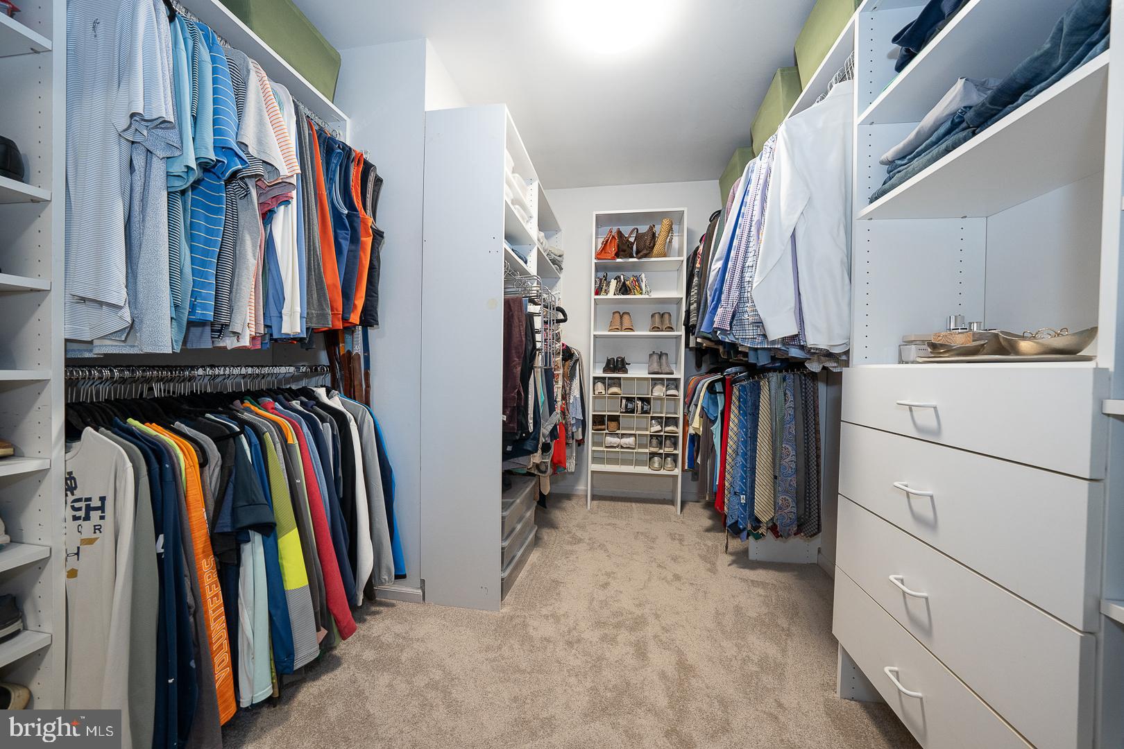 800 Maple Glen Lane Wayne, PA 19087 - Photo 32 of 52 a view of walk in closet with clothes and shoes