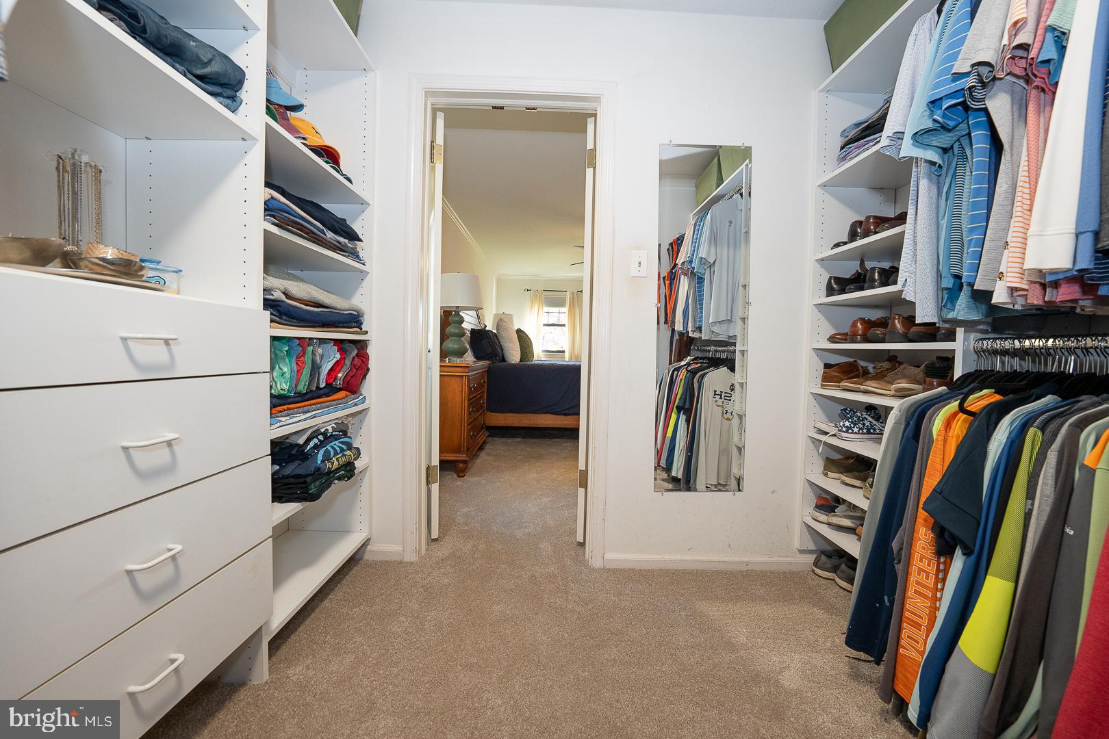 800 Maple Glen Lane Wayne, PA 19087 - Photo 33 of 52 a view of walk in closet with clothes and shoes