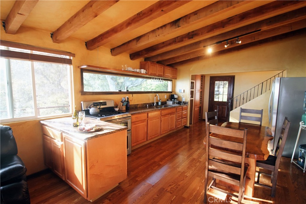 0 Morning Glory Ranch Big Sur, CA 93920 - Photo 18 of 35 a open kitchen with stainless steel appliances granite countertop a stove and a refrigerator