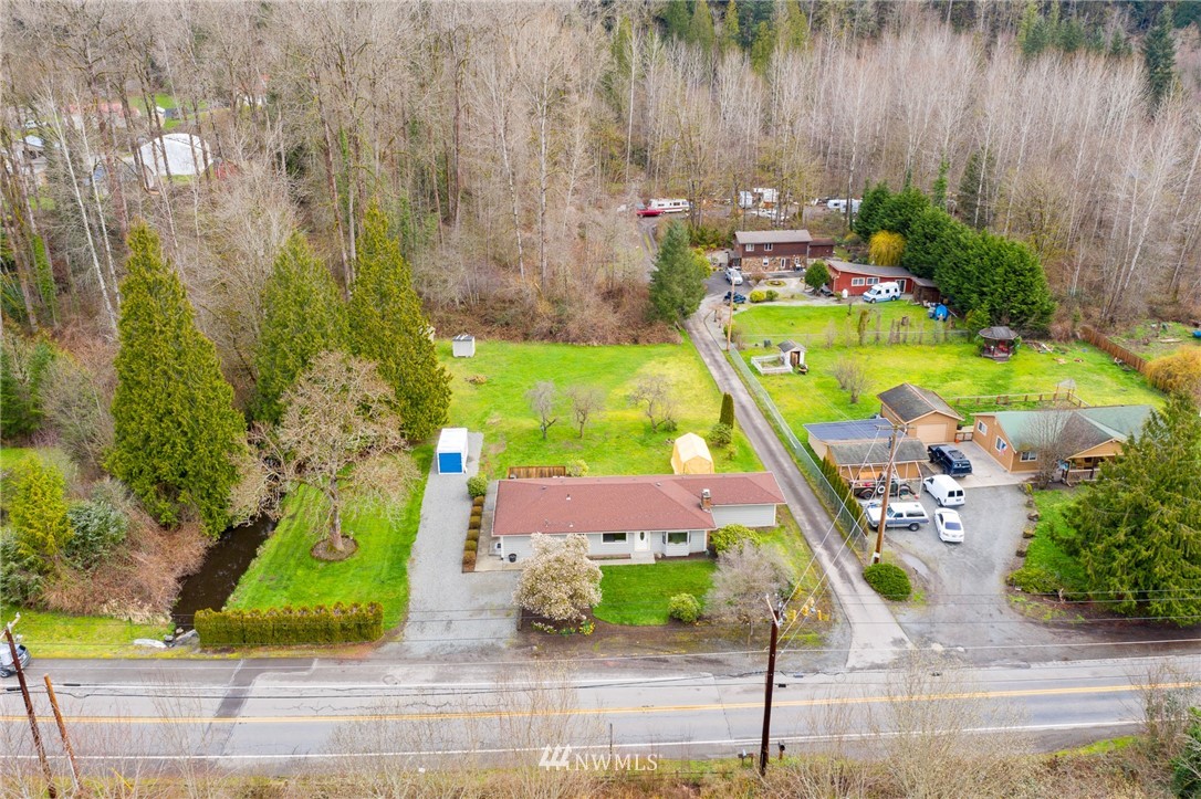15408 Southeast Jones Road Renton, WA 98058 - Photo 39 of 40 an aerial view of a house with a swimming pool