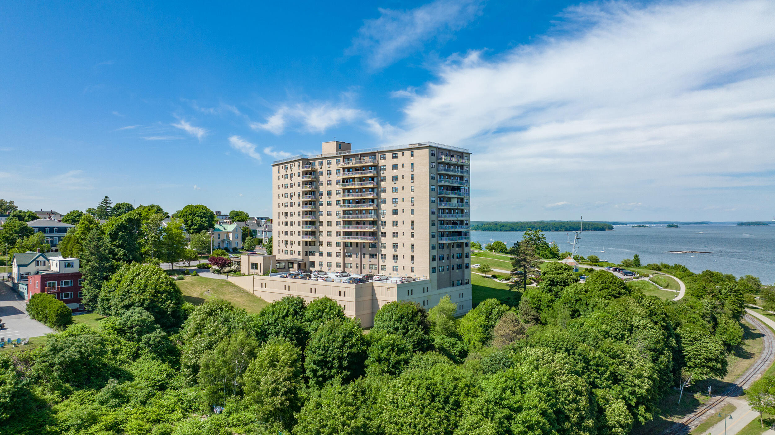 45 Eastern Promenade, Unit 4J Portland, ME 04101 - Photo 41 of 45 45 eastern prom drone-1