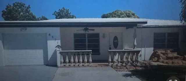 a view of a door of the house