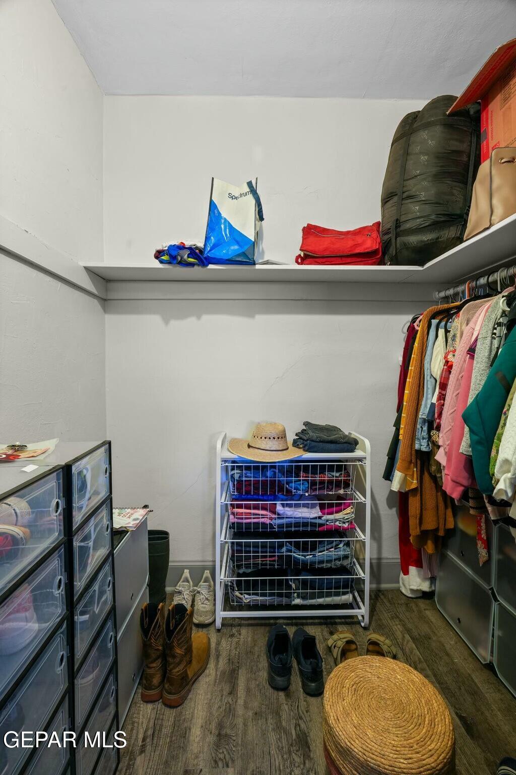 500 Fewel Street, Unit A & B El Paso, TX 79902 - Photo 16 of 61 a view of walk in closet with clothes and shoes