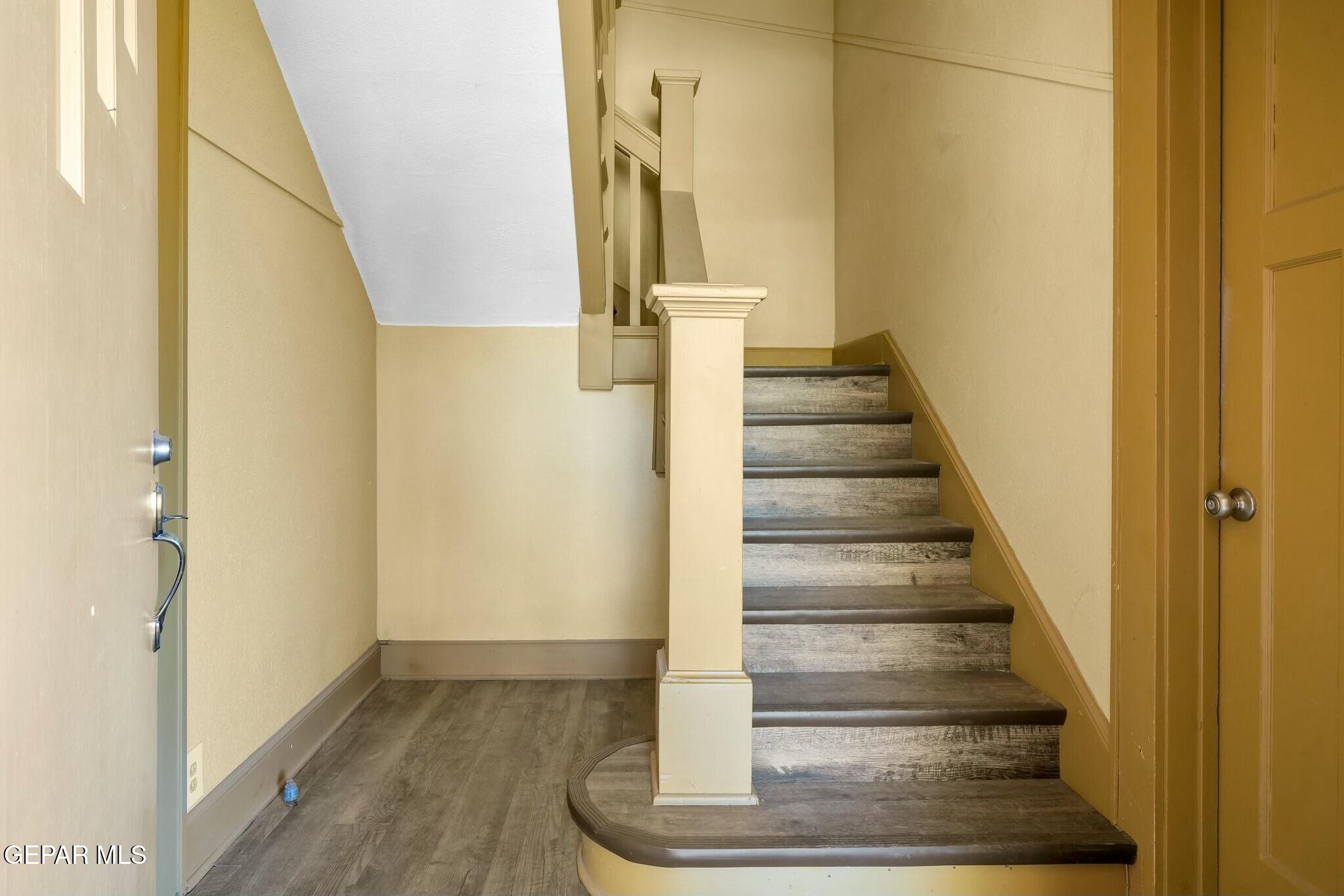 500 Fewel Street, Unit A & B El Paso, TX 79902 - Photo 5 of 61 a view of entryway and hall with wooden floor