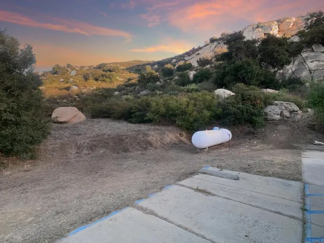 a view of outdoor space with seating area