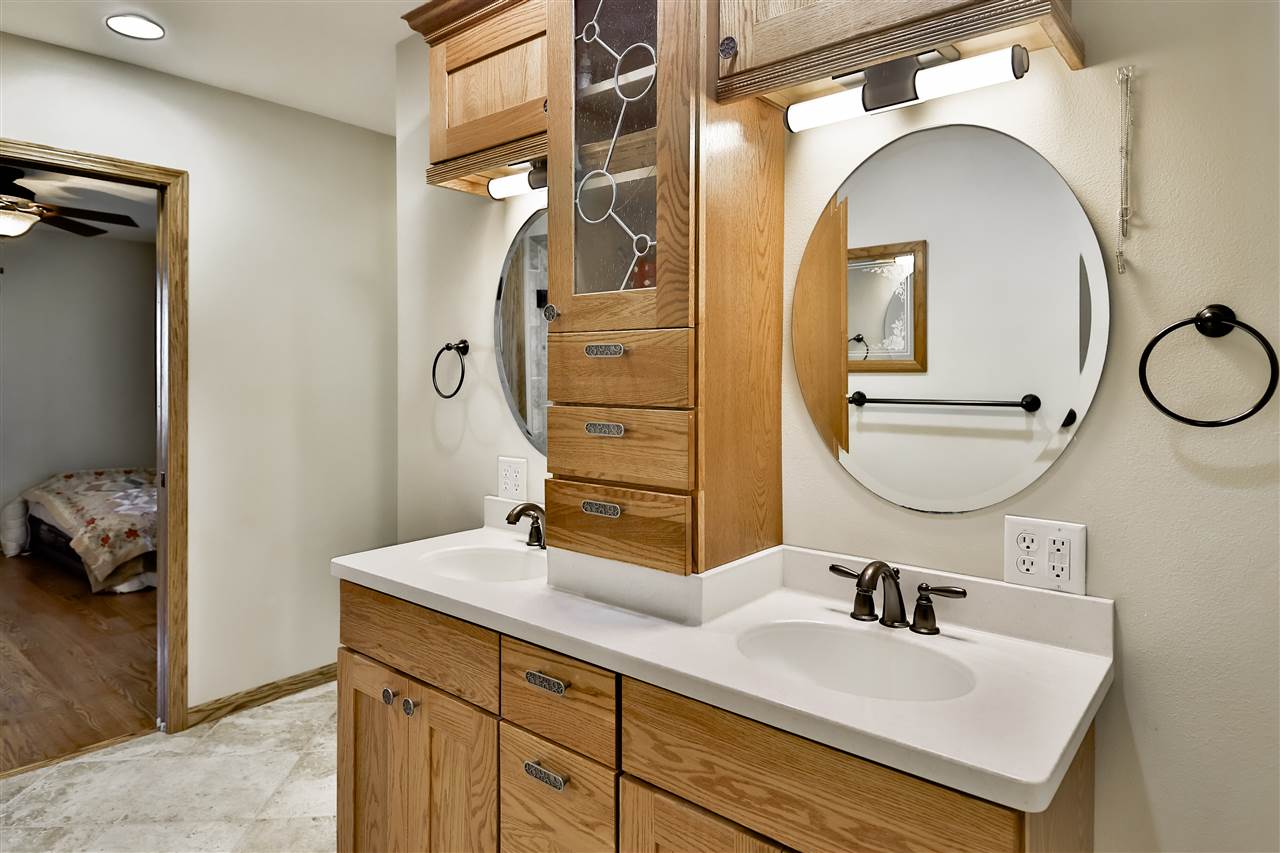 5776 Daysville Road Oregon, IL 61061 - Photo 28 of 34 a bathroom with a sink and a mirror