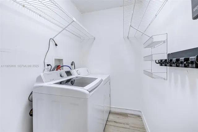 a garden view with a sitting space