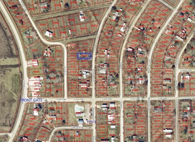 a front view of a building with glass windows