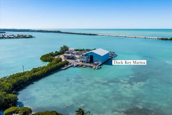 a view of a lake with a big yard