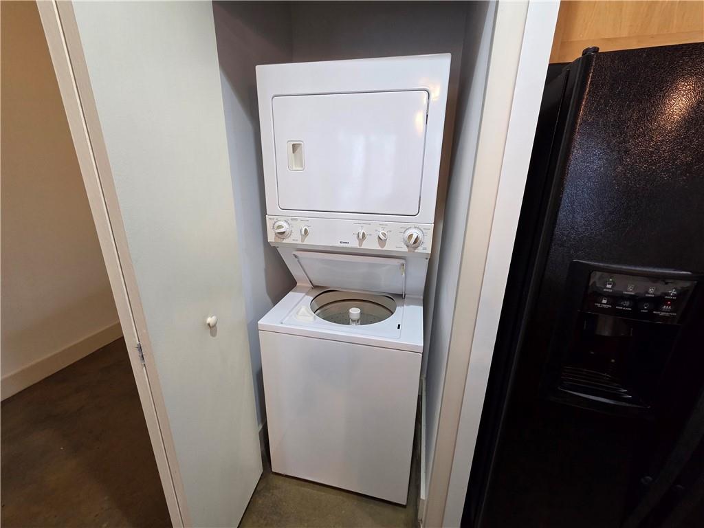 845 Spring Street Northwest, Unit 104 Atlanta, GA 30308 - Photo 16 of 40 a utility room with dryer and washer