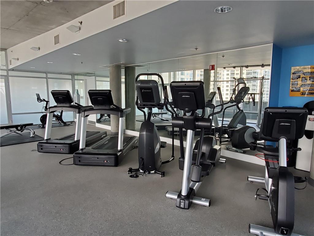 845 Spring Street Northwest, Unit 104 Atlanta, GA 30308 - Photo 25 of 40 a view of a room with gym equipment