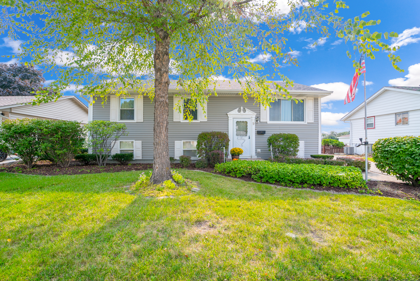 9 Ambassador Avenue Romeoville, IL 60446 - Photo 2 of 26 a front view of a house with garden