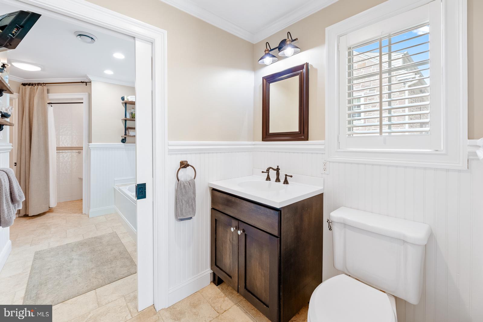517 Georgian Road Glenside, PA 19038 - Photo 31 of 80 Charming bathroom with modern touches.