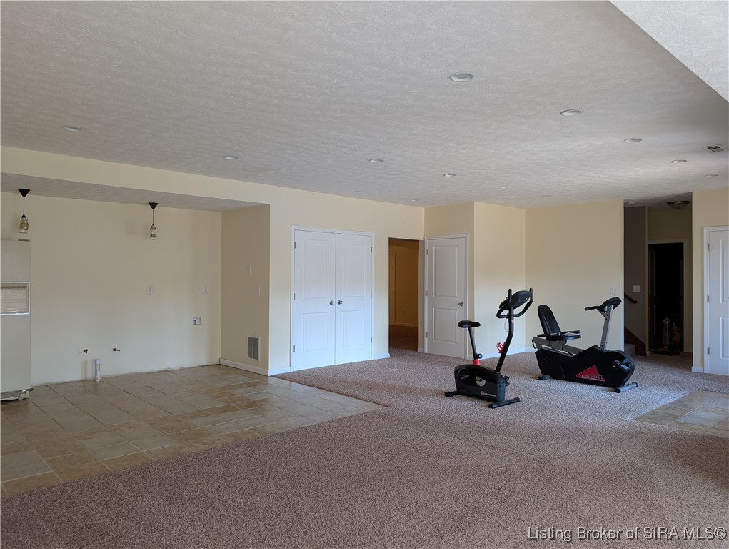 5507 Sky Ridge Road Charlestown, IN 47111 - Photo 53 of 85 Basement great/rec room with area plumbed for kitc
