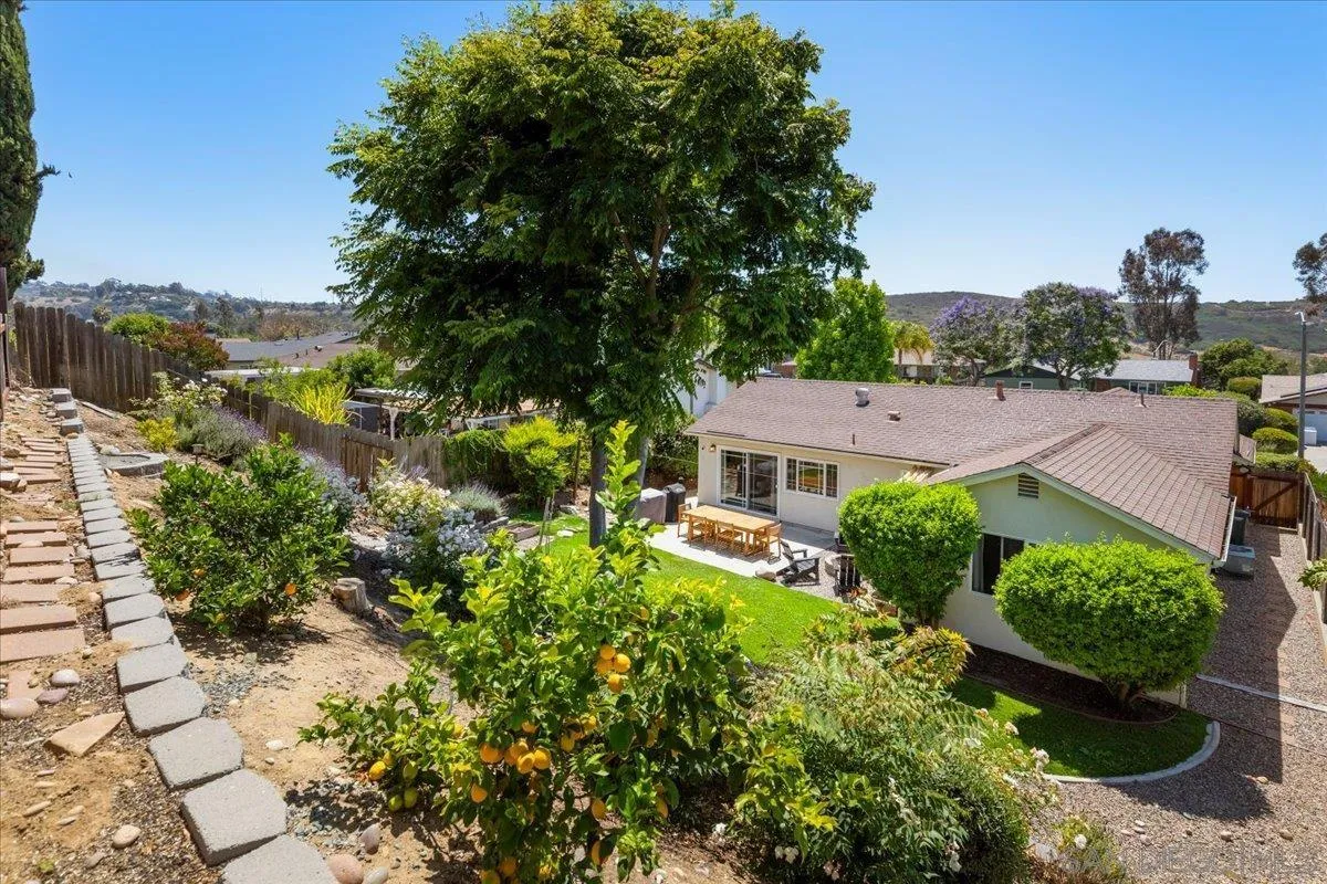 12243 Buckskin Trail Poway, CA 92064 - Photo 28 of 41 an aerial view of a house with a garden