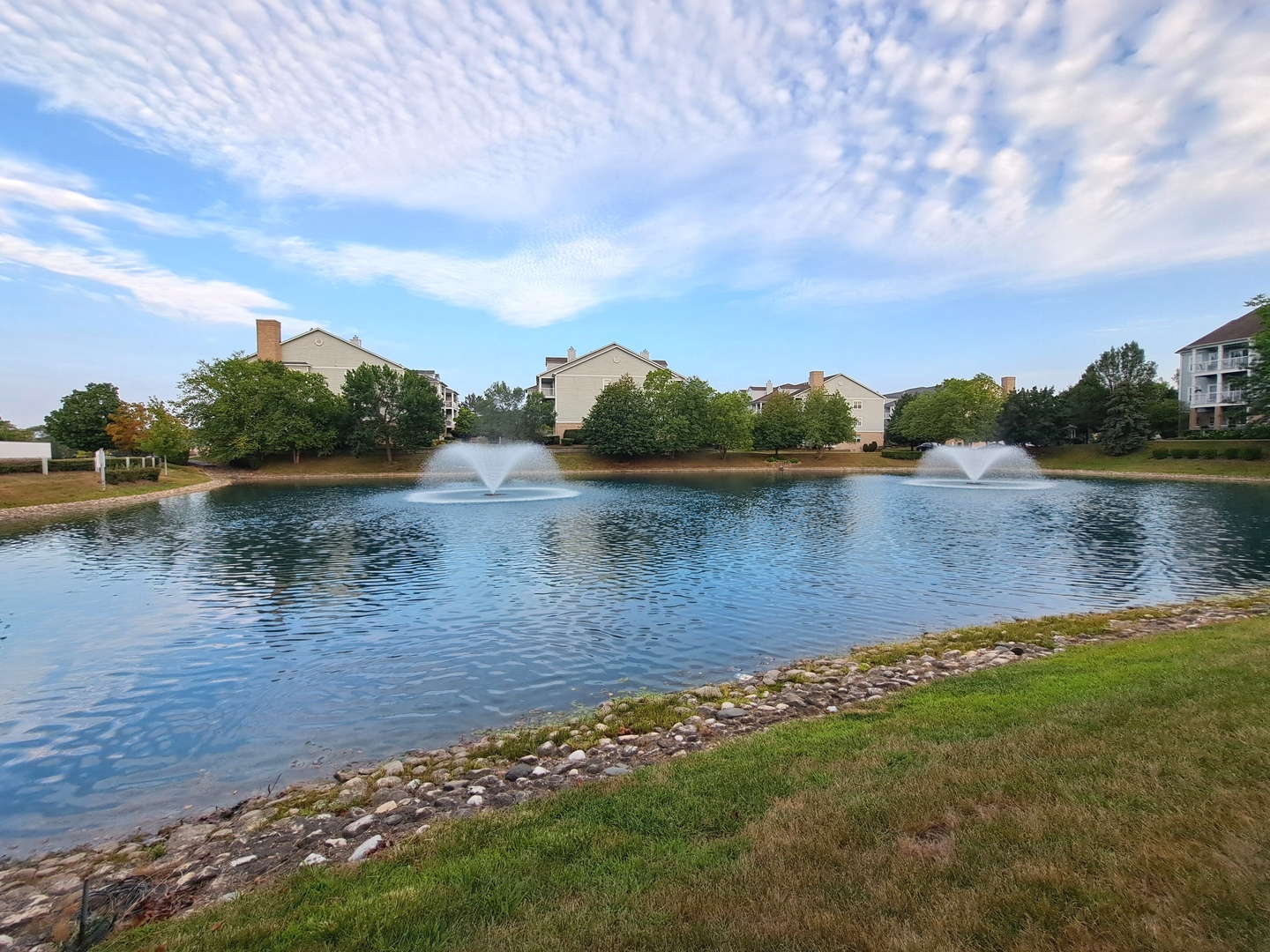 1307 West Lake Street, Unit 304 Addison, IL 60101 - Photo 2 of 33 a view of a lake with houses in the back