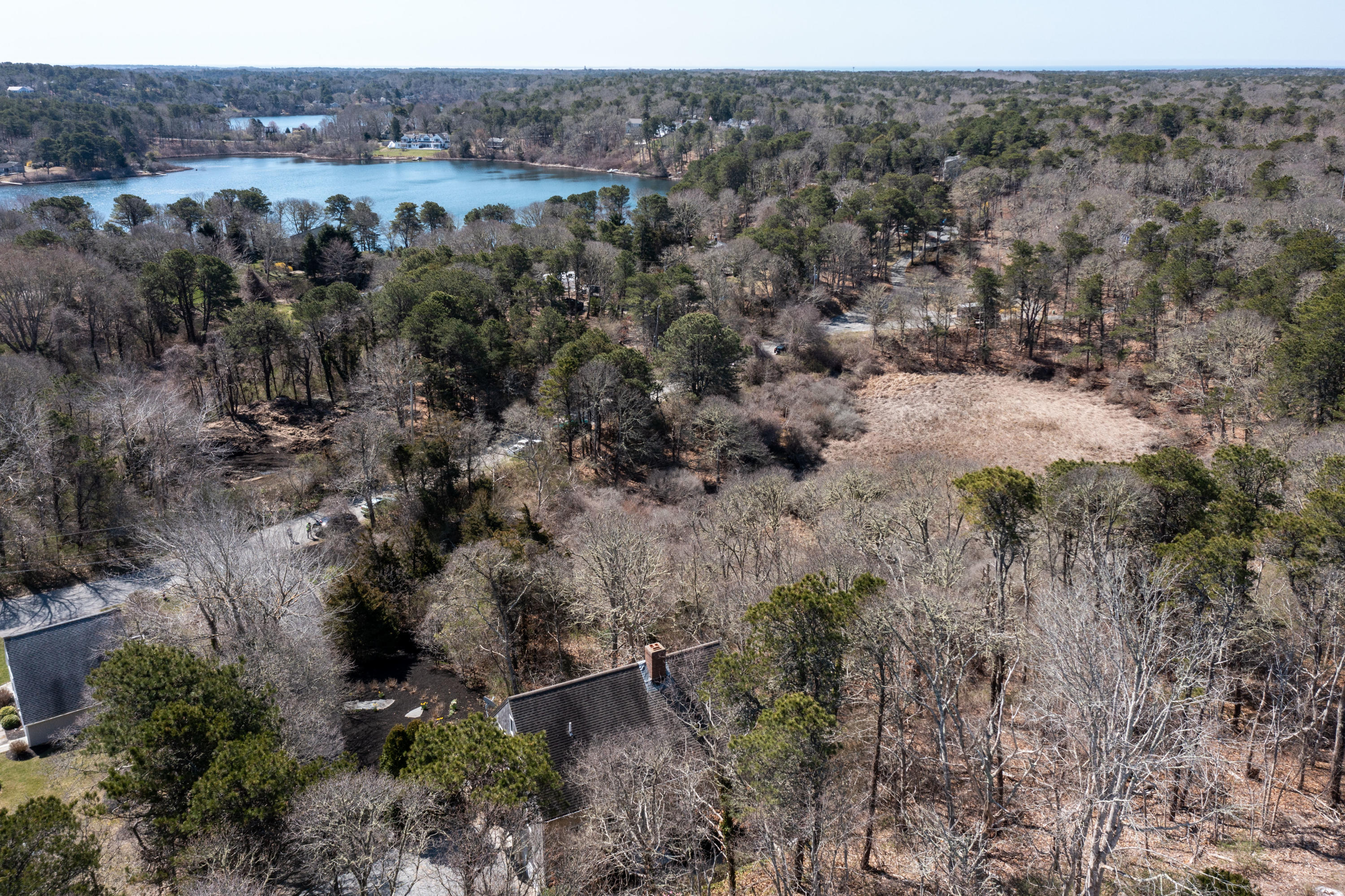 38 Crosswind Farm Road Chatham, MA 02633 - Photo 28 of 36 an aerial view of house with outdoor space