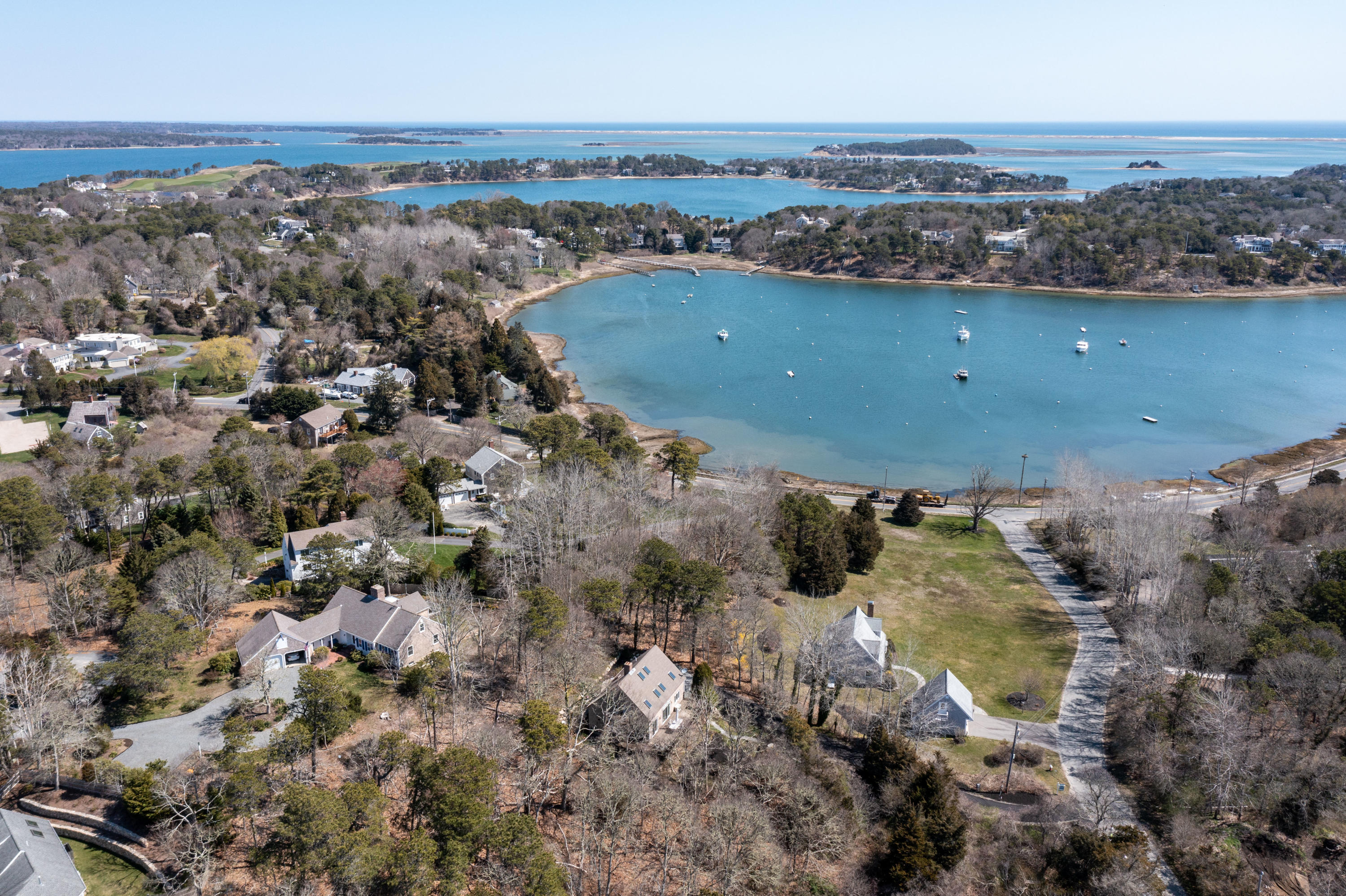 38 Crosswind Farm Road Chatham, MA 02633 - Photo 32 of 36 an aerial view of multiple house