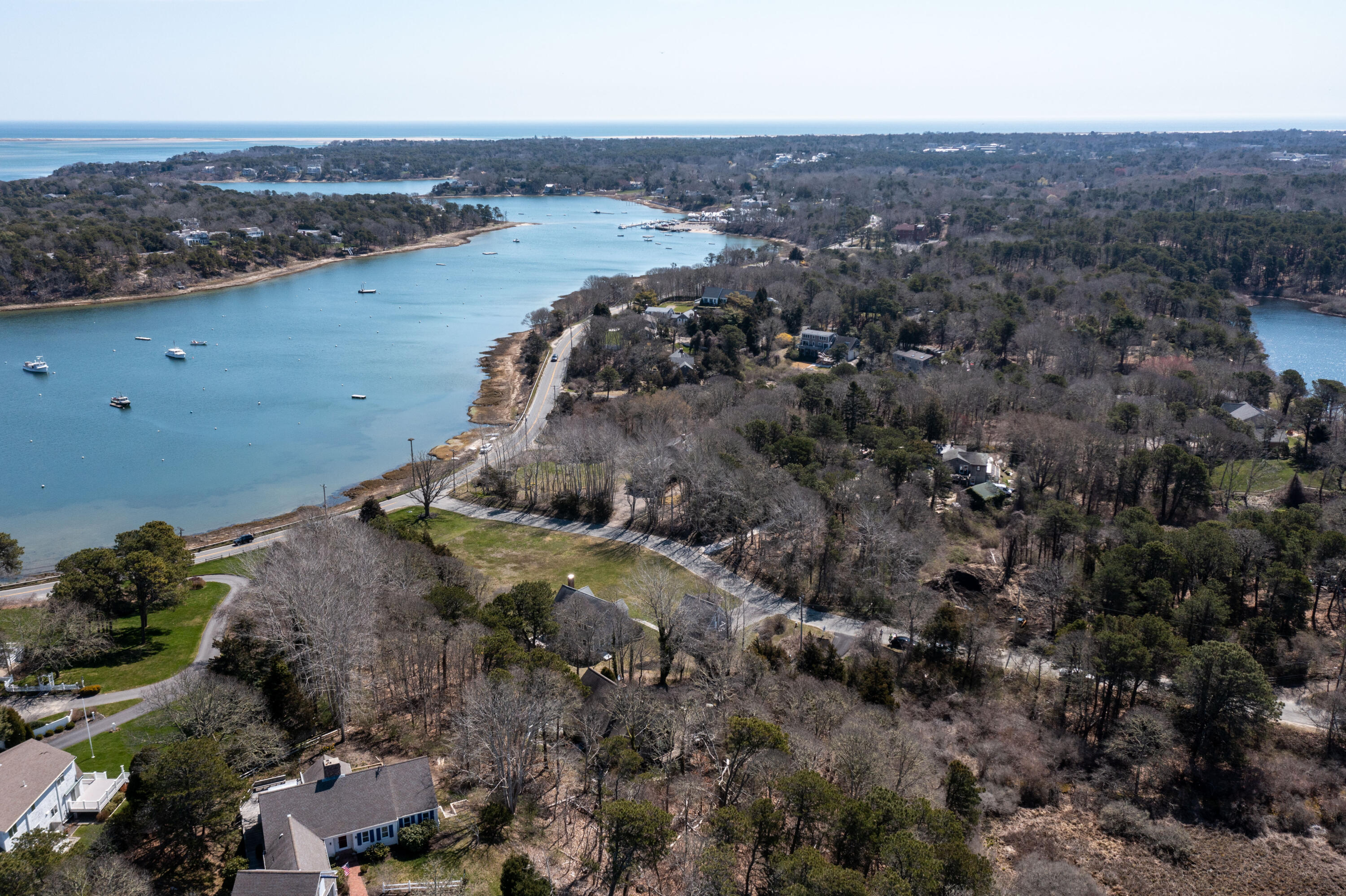 38 Crosswind Farm Road Chatham, MA 02633 - Photo 33 of 36 an aerial view of multiple house