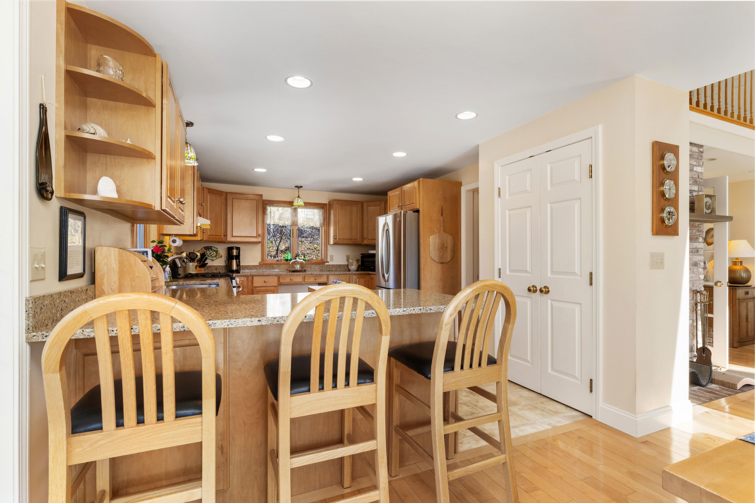 38 Crosswind Farm Road Chatham, MA 02633 - Photo 7 of 36 a kitchen with stainless steel appliances granite countertop a refrigerator and a sink