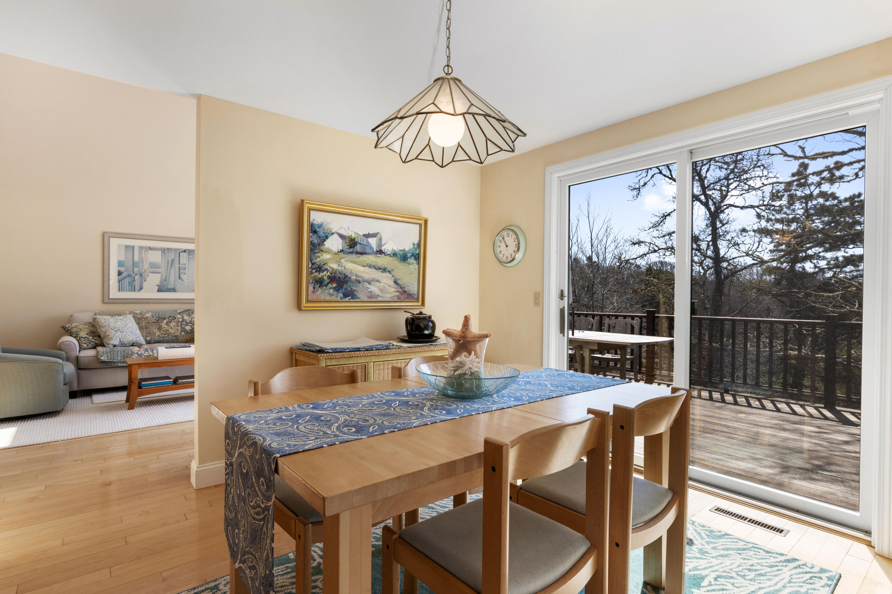 38 Crosswind Farm Road Chatham, MA 02633 - Photo 10 of 36 a view of a dining room with furniture window and wooden floor