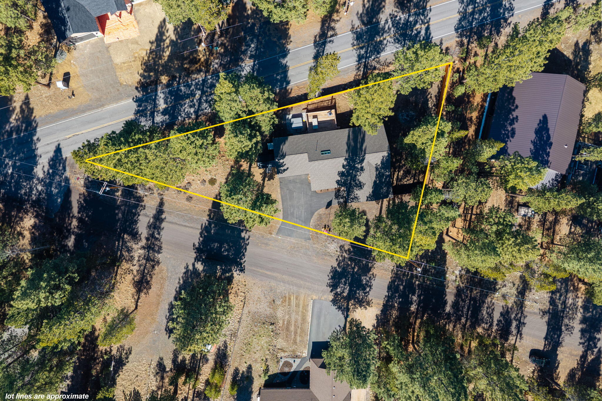 17064 Sacramento Road Bend, OR 97707 - Photo 41 of 50 an aerial view of a house with a yard