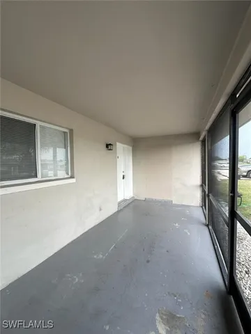 a view of empty room