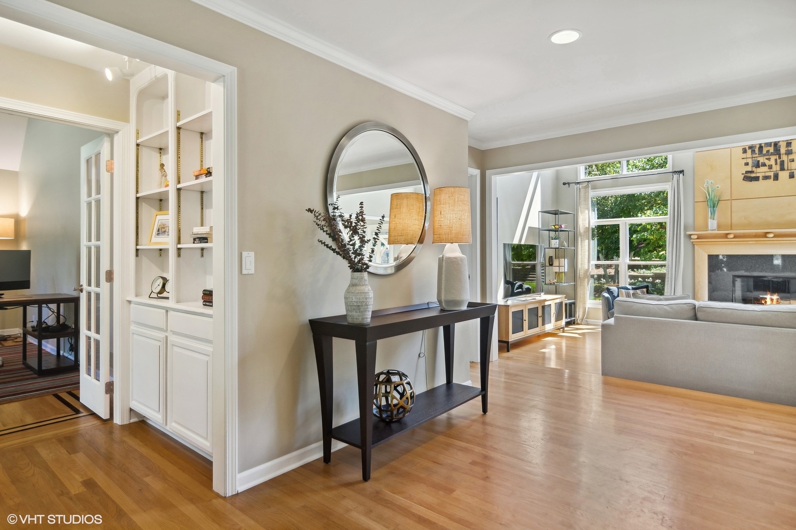 716 Saddle Ridge Crystal Lake, IL 60012 - Photo 8 of 42 a view of living room kitchen with furniture and outdoor seating