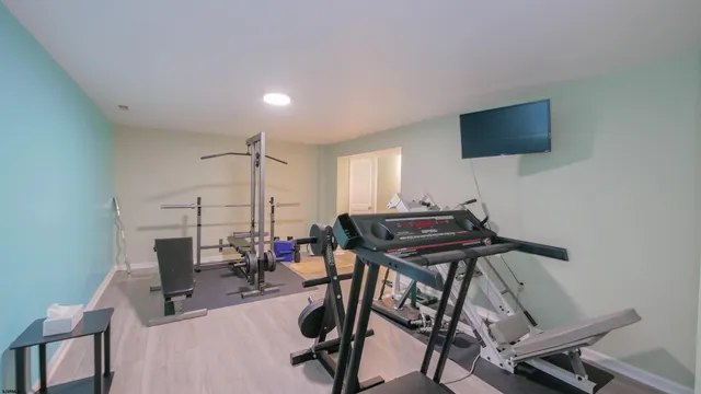 a very nice looking room with a large window