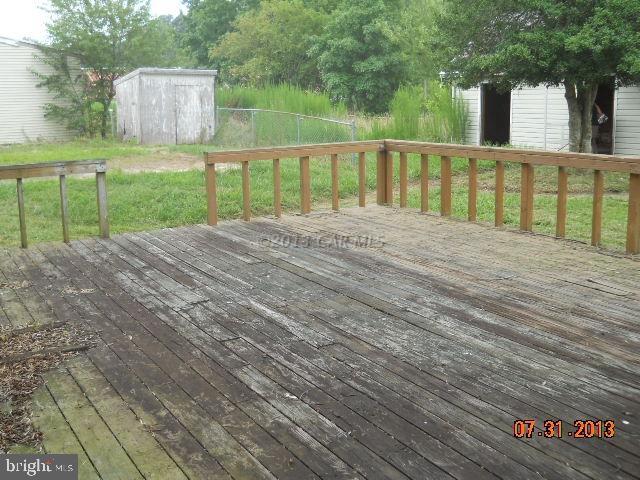 9132 Bethel Road Willards, MD 21874 - Photo 14 of 18 a view of deck and yard