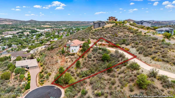 a view of a city with a mountain
