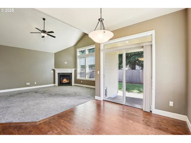 a view interior of a house wooden floor and windows