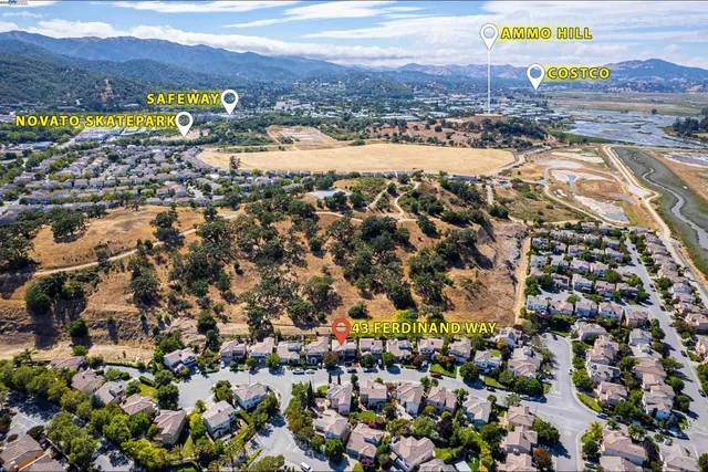 a view of city and ocean