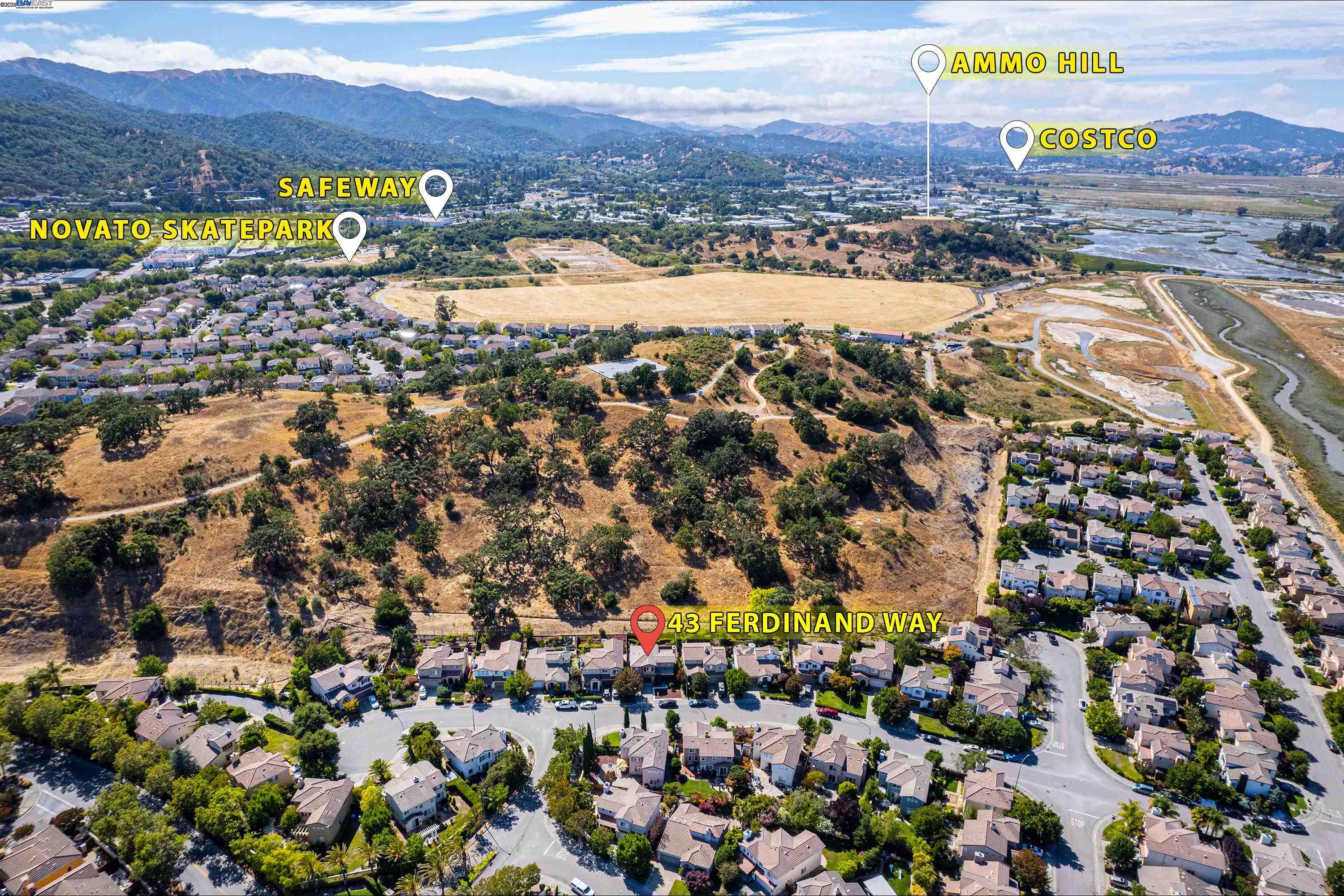 43 Ferdinand Way Novato, CA 94949 - Photo 38 of 43 a view of city and ocean