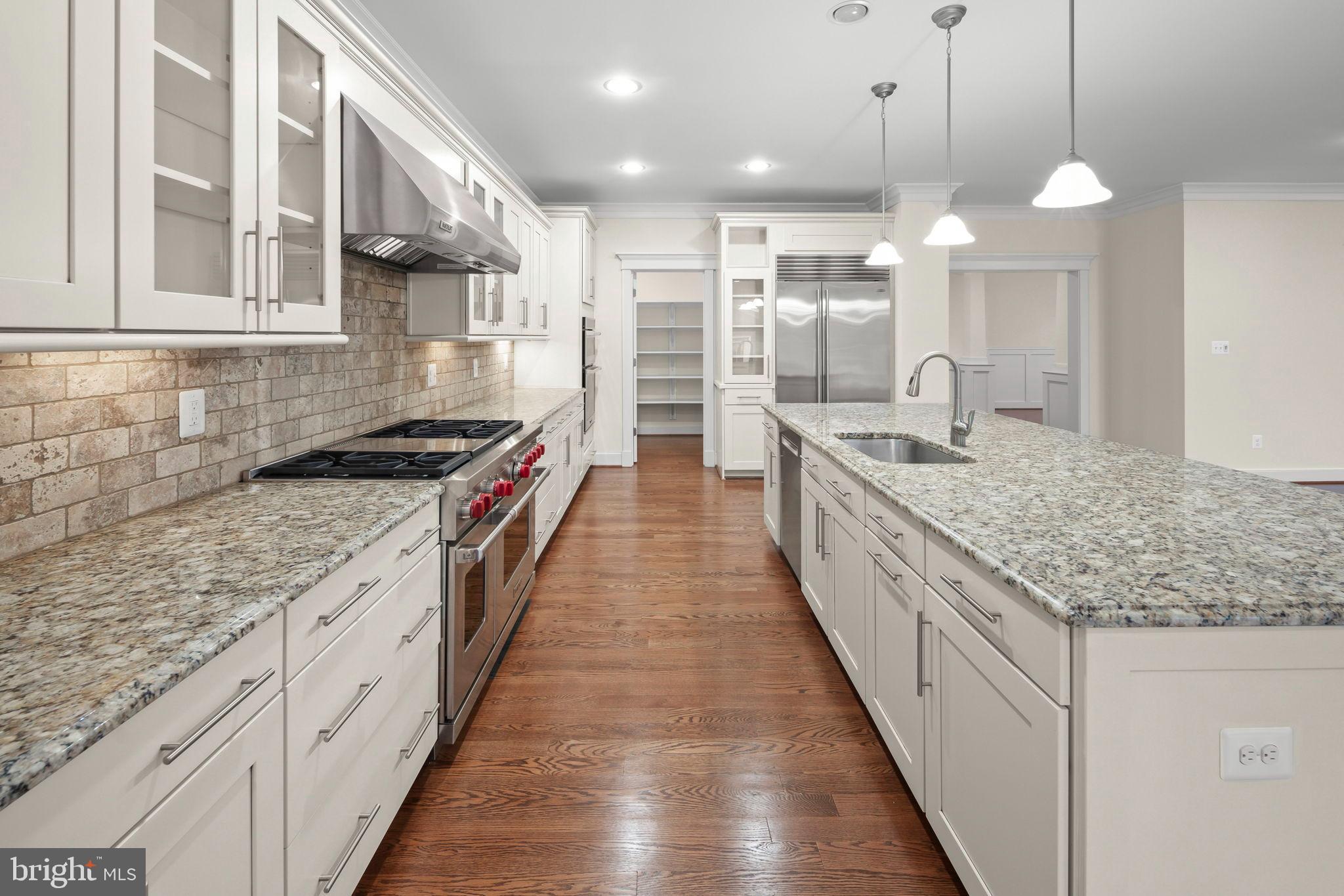 217 Pleasant Street Southwest Vienna, VA 22180 - Photo 16 of 80 Modern kitchen with elegant finishes.