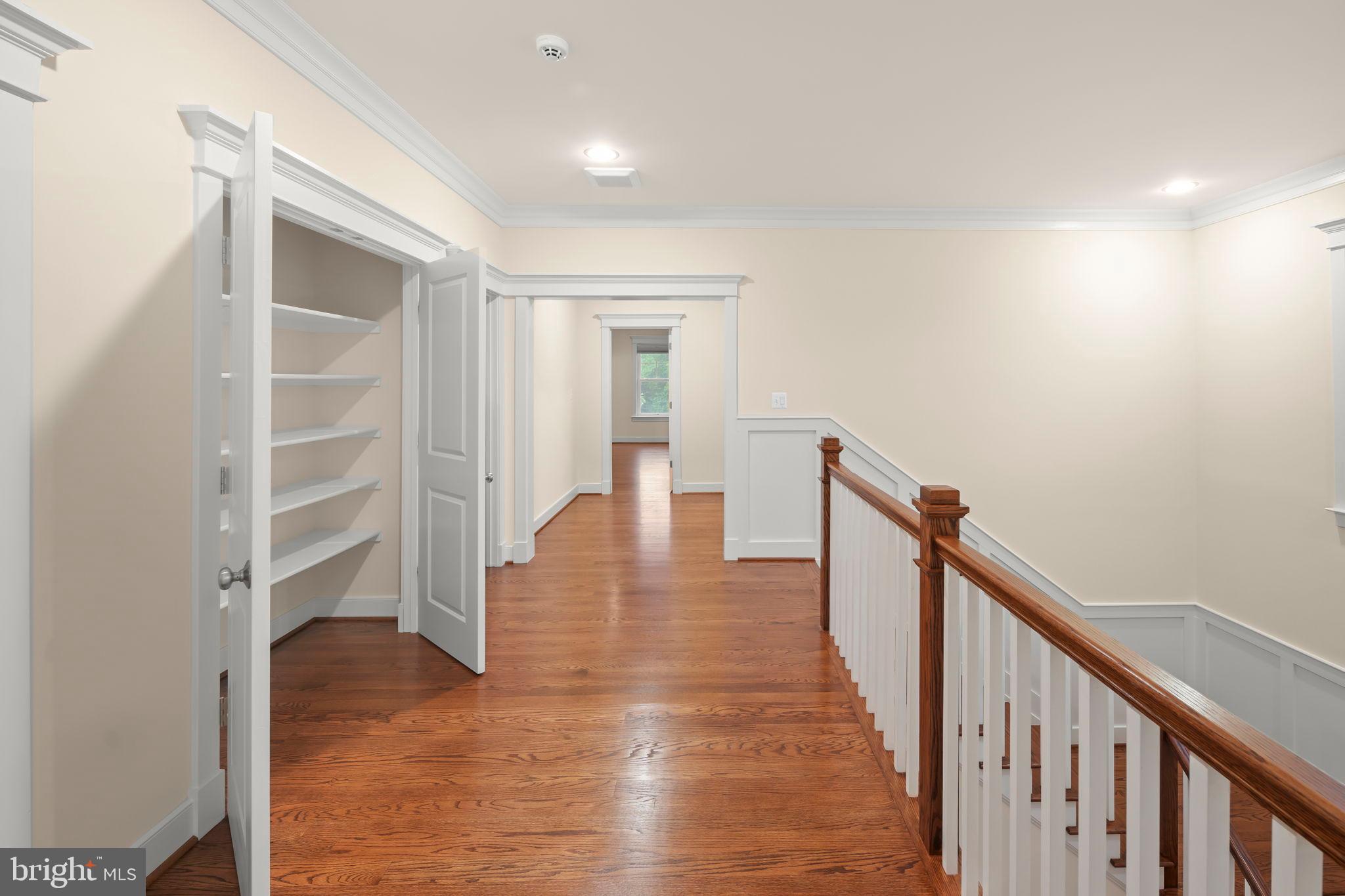 217 Pleasant Street Southwest Vienna, VA 22180 - Photo 49 of 80 a view of a hallway with wooden floor and entryway