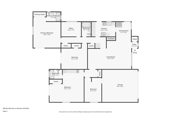 $775,000 | 826 Del Valle Avenue, La Puente, CA 91744