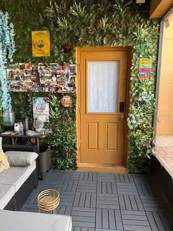 a view of a living room