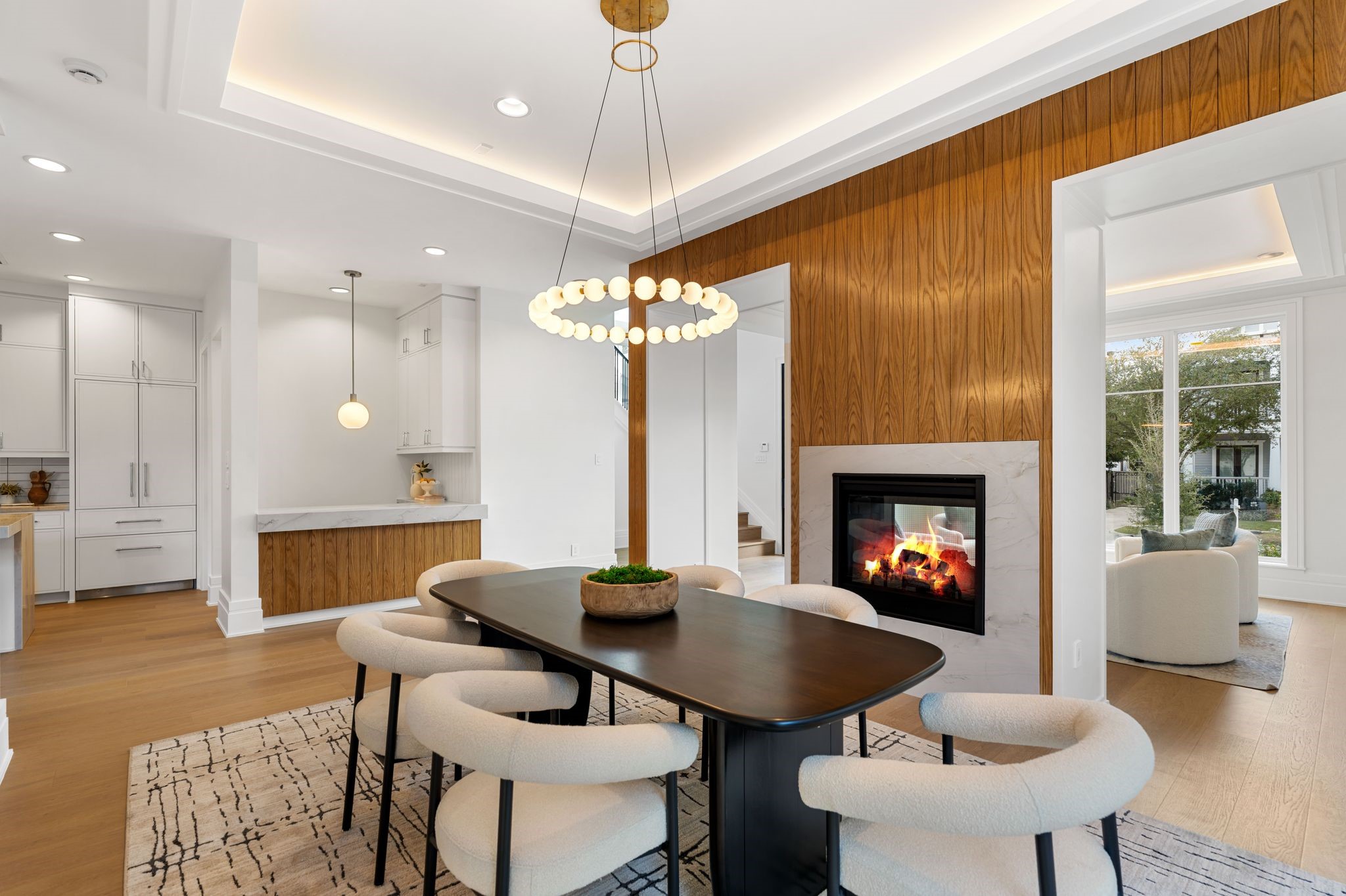 1023 Euclid Street Houston, TX 77009 - Photo 4 of 32 a living room with furniture and a fireplace