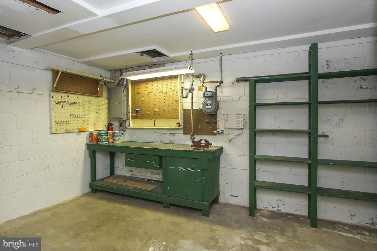 1304 Chalmers Road Silver Spring, MD 20903 - Photo 17 of 19 Lower Level Workshop & Utilities