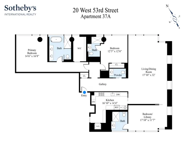 $7,600,000 | 20 West 53rd Street, Unit 37A | Midtown Central