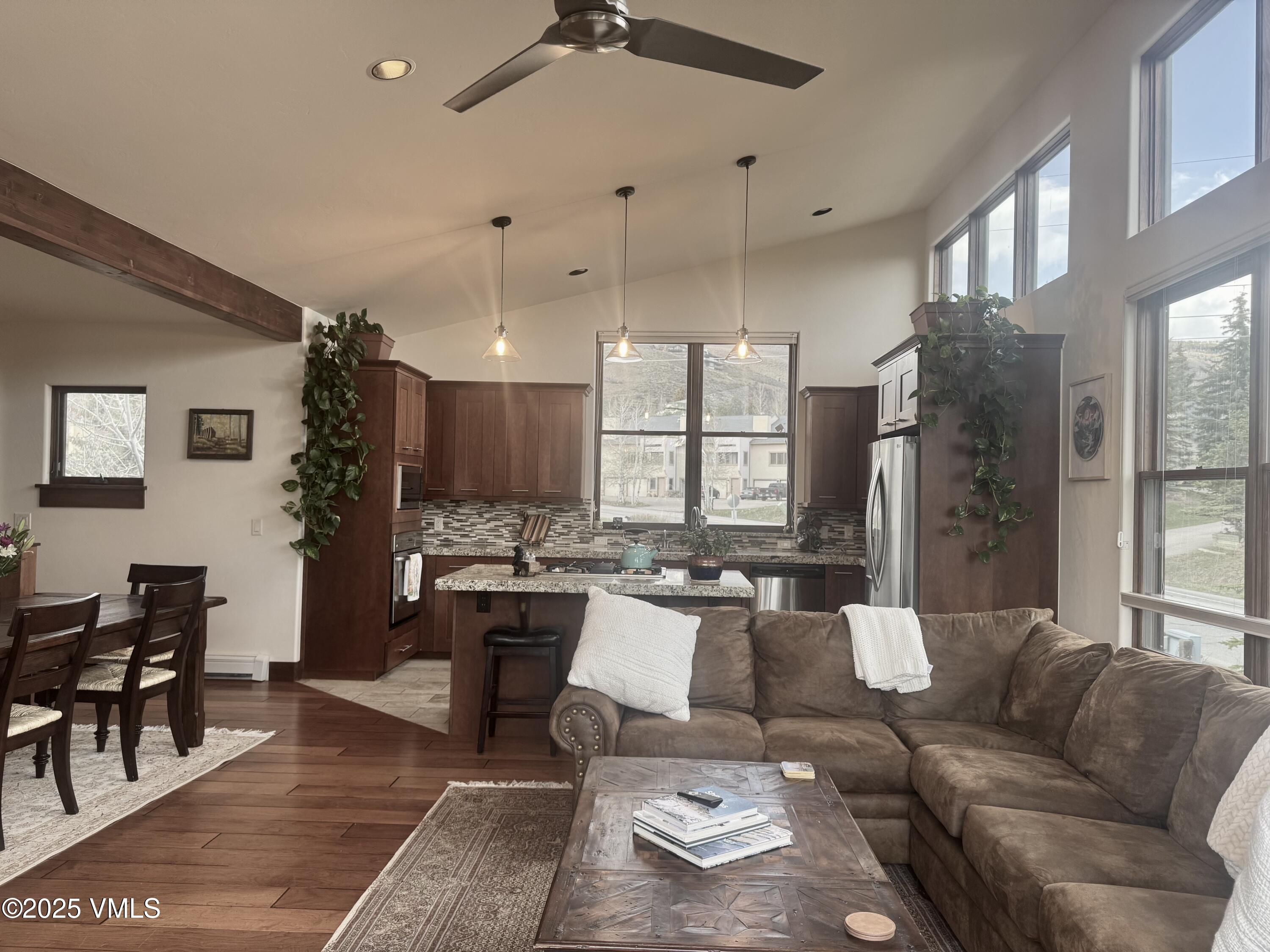 2101 Old Trail Road, Unit A Avon, CO 81620 - Photo 8 of 15 Living Room open to Kitchen