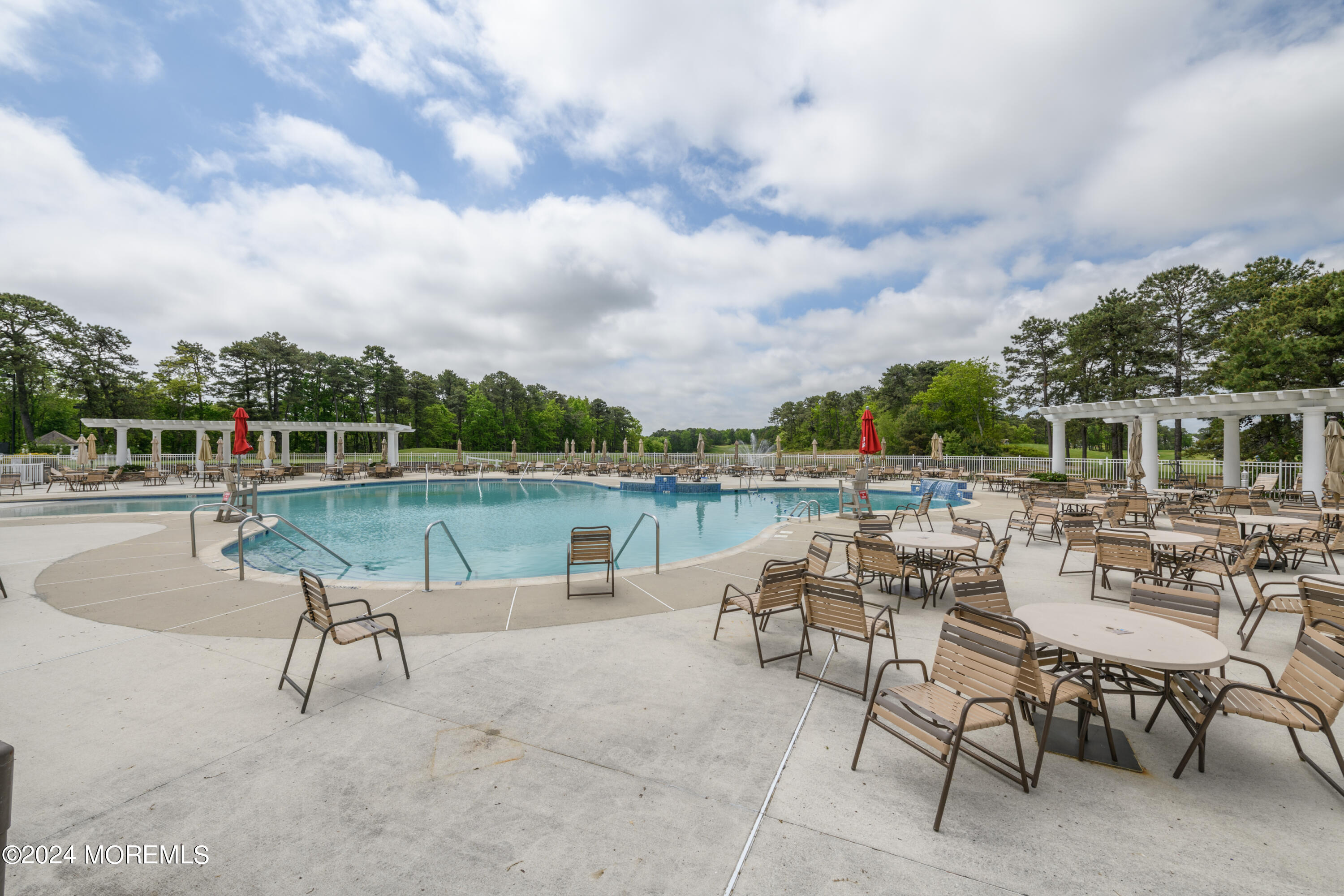 23 Sea Bright Way Waretown, NJ 08758 - Photo 54 of 59 a view of a lake with outdoor seating