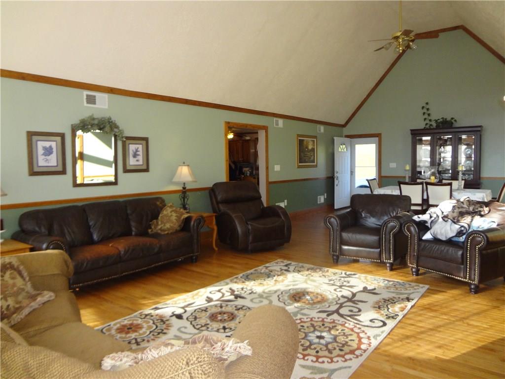 954 Achortown Road Beaver Falls, PA 15010 - Photo 6 of 25 Living Room/Dining Room Combo