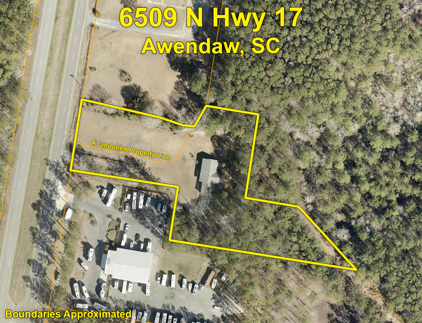 6509 North Highway 17 Awendaw, SC 29429 - Photo 33 of 34 32-GIS-Close-adandoned-property-line