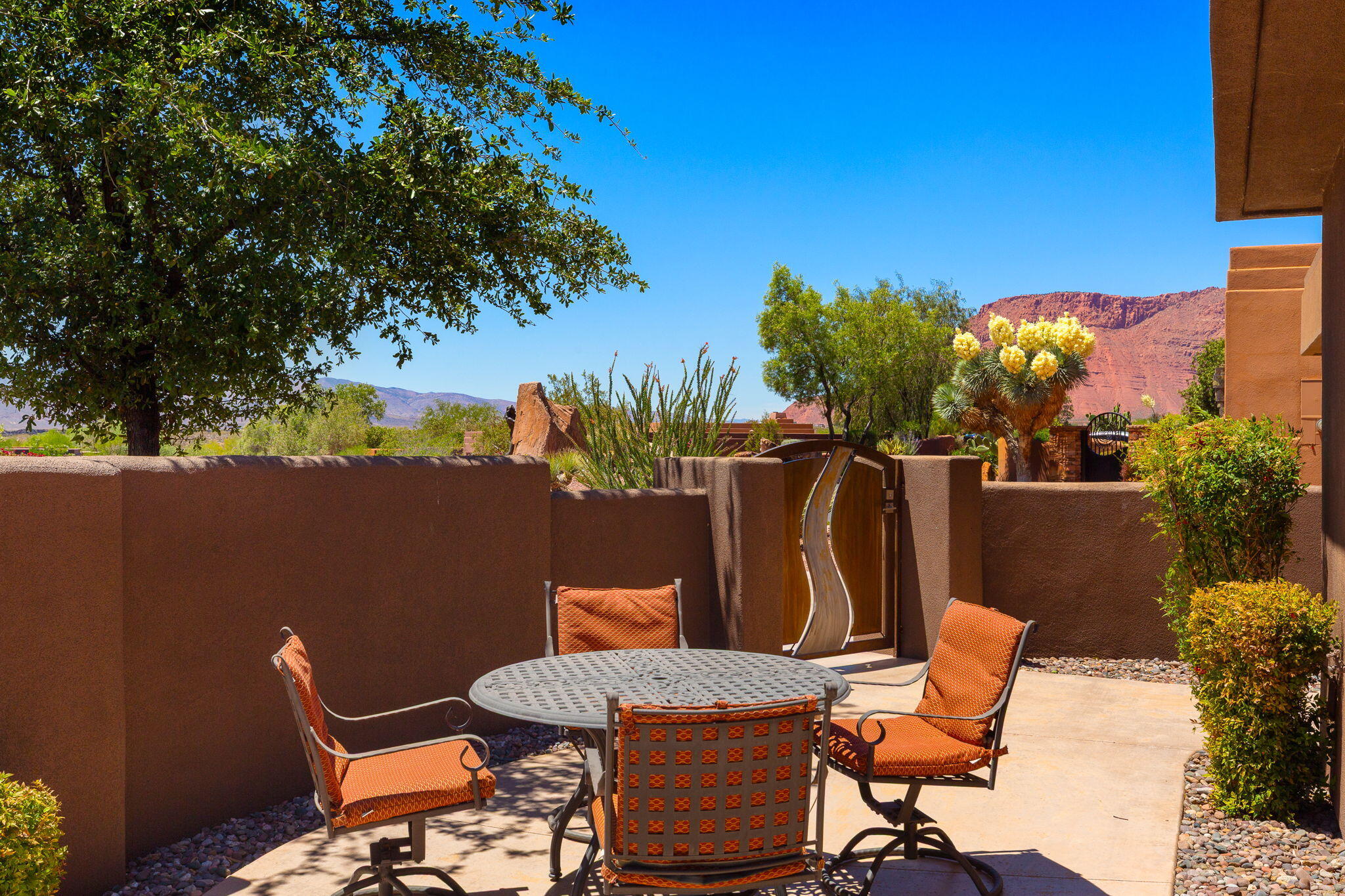 2410 Entrada Trail, Unit 3 St. George, UT 84770 - Photo 10 of 53 Front Patio View