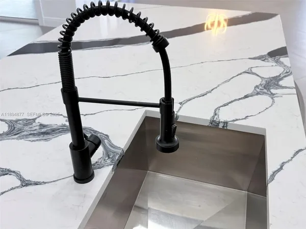 a close view of sink