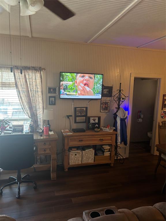 244 County Road 1973 Yantis, TX 75497 - Photo 8 of 16 a living room with furniture and a flat screen tv