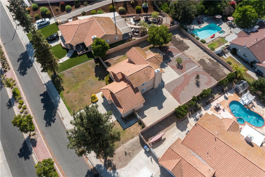 6879 Mission Grove Parkway North Riverside, CA 92506 - Photo 49 of 53 an aerial view of a house with a yard
