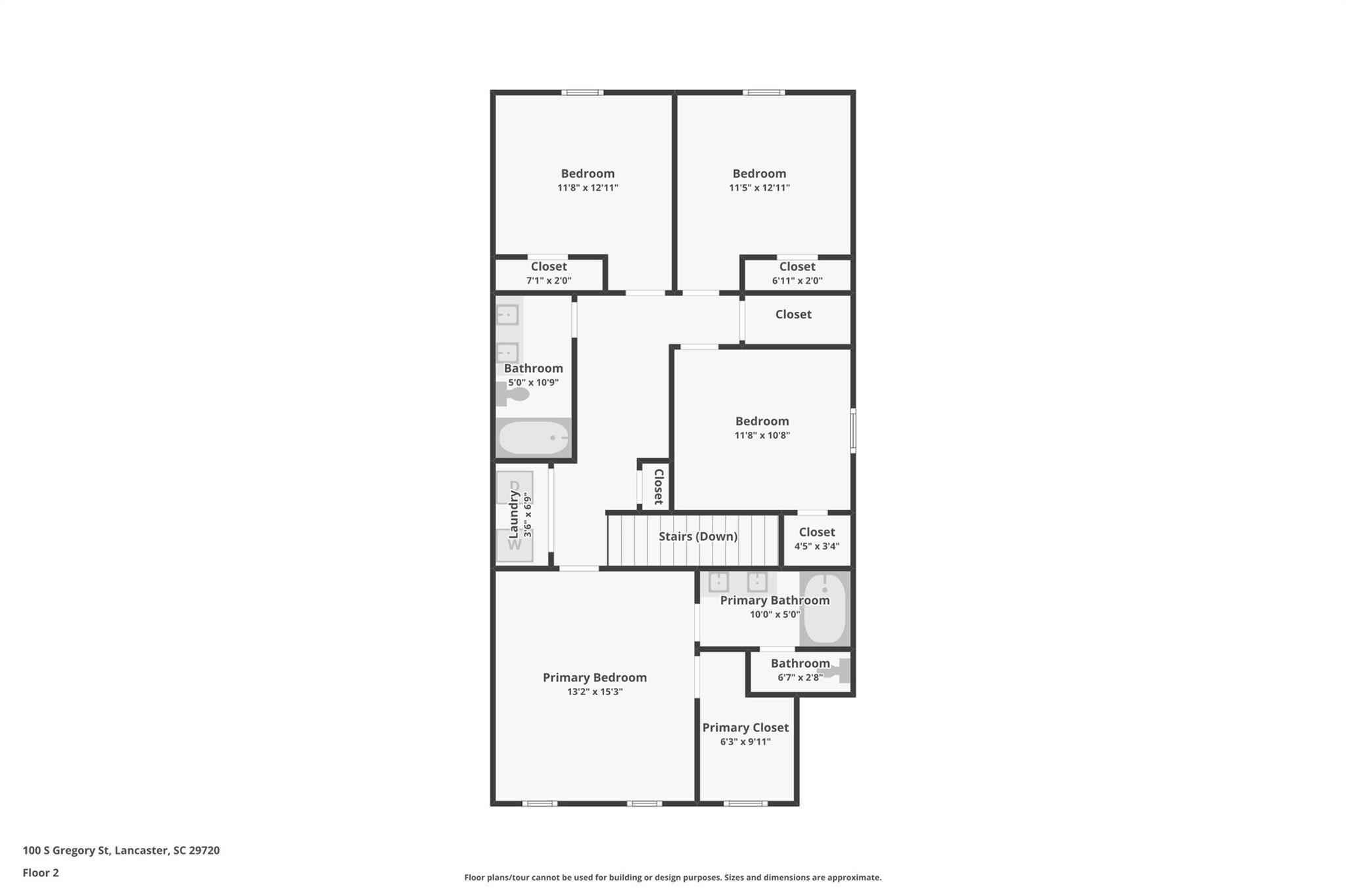 100 South Gregory Street Lancaster, SC 29720 - Photo 26 of 27 a picture of a floor plan